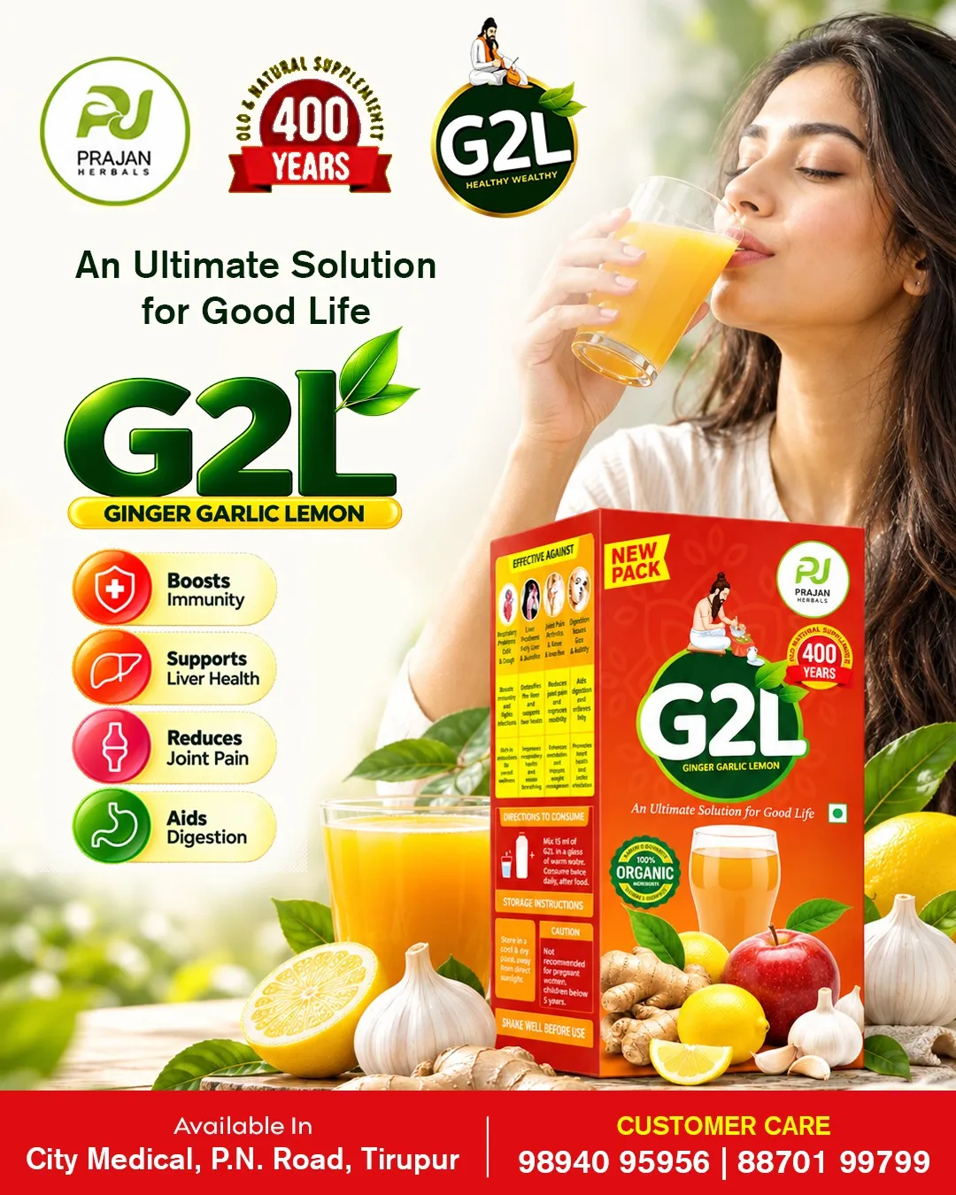 Prajan Herbals G2L Ayurvedic tonic